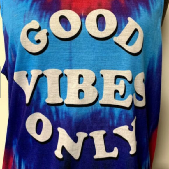 ⭐GOOD VIBES ONLY Tank top men szXL - Picture 2 of 5